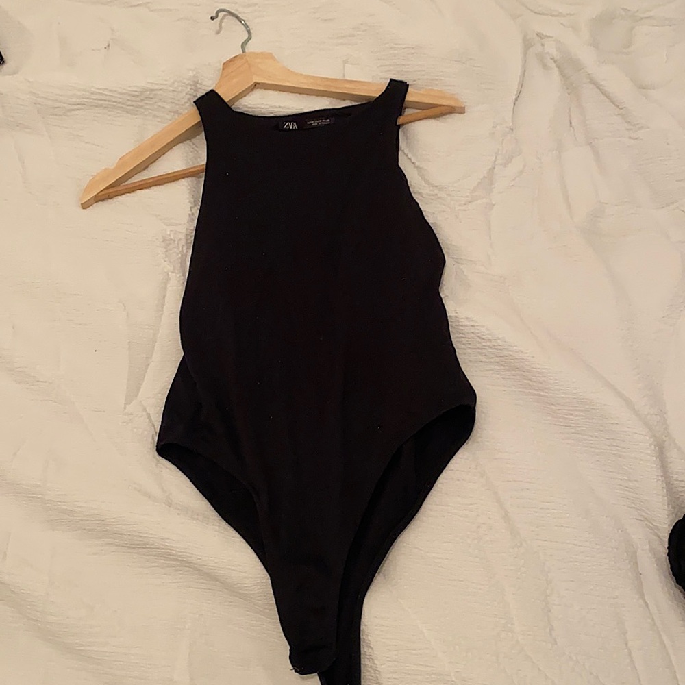 black bodysuit